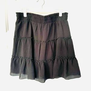 NWOT Cleo Ruffle Mini Skirt
